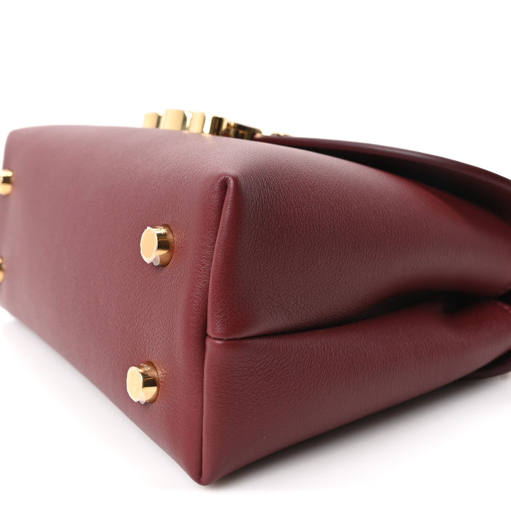 Supple Grained Calfskin Teen Nino Light Burgundy