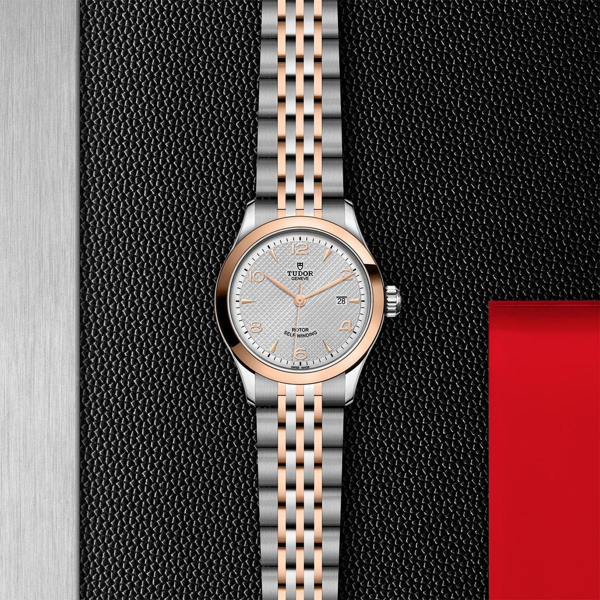 TUDOR 1926 28mm steel and Rose Gold M91351-0001