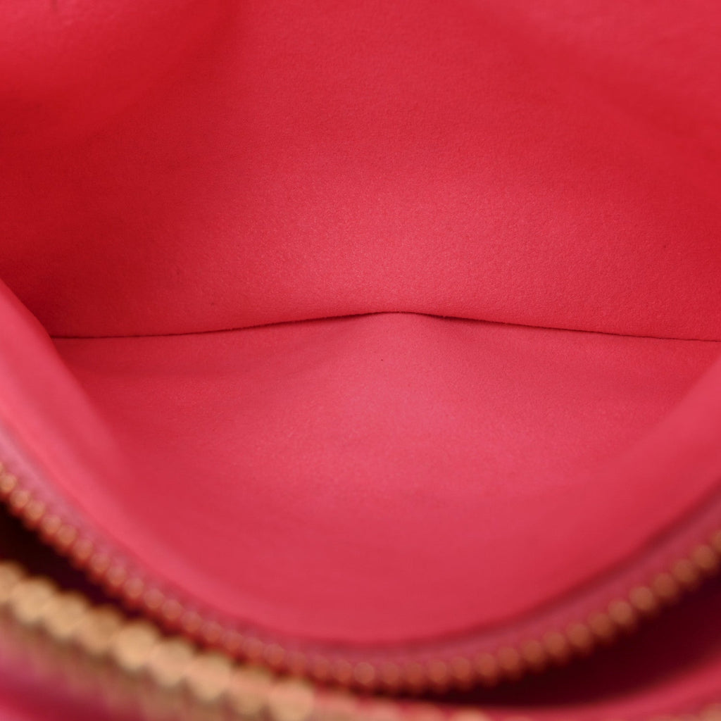 Calfskin Embossed Monogram Coussin BB Rose Fluo