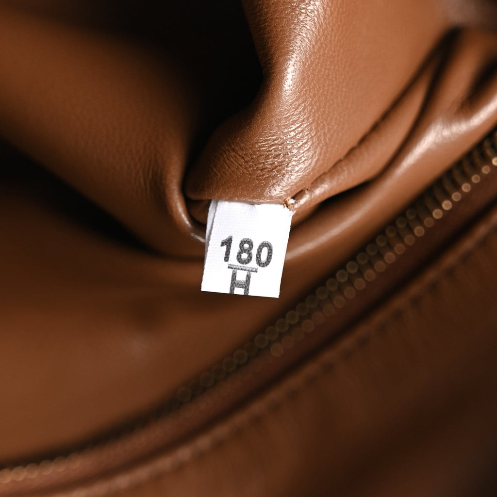 Vitello Old Medium Bowling Bag Cognac