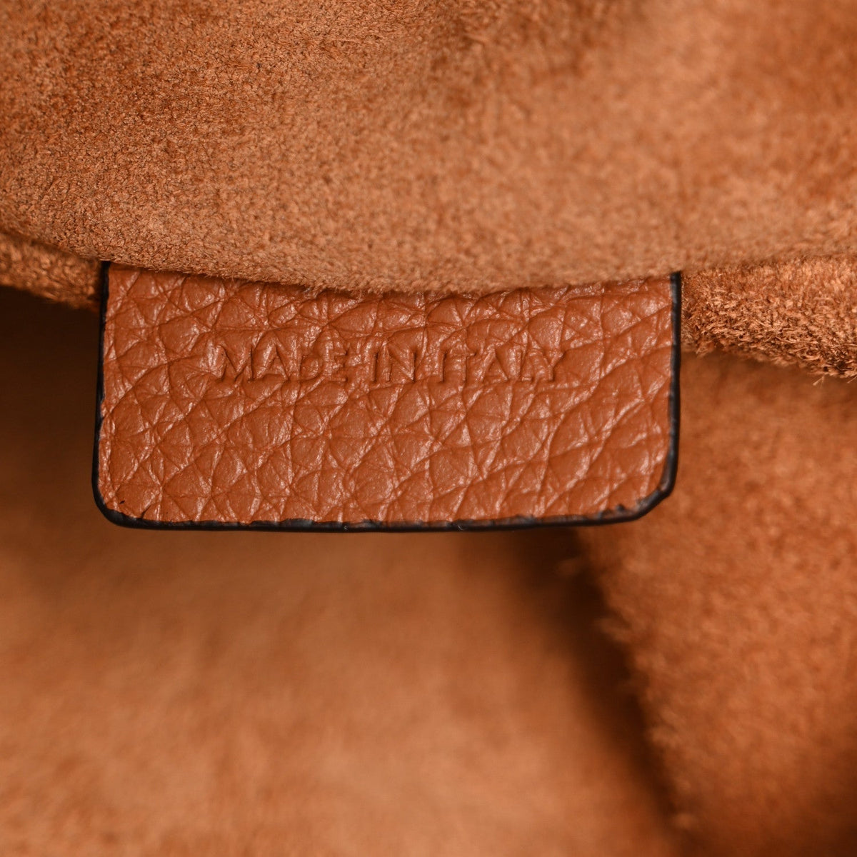 Supple Calfskin Small Triomphe Heloise Shoulder Bag Tan