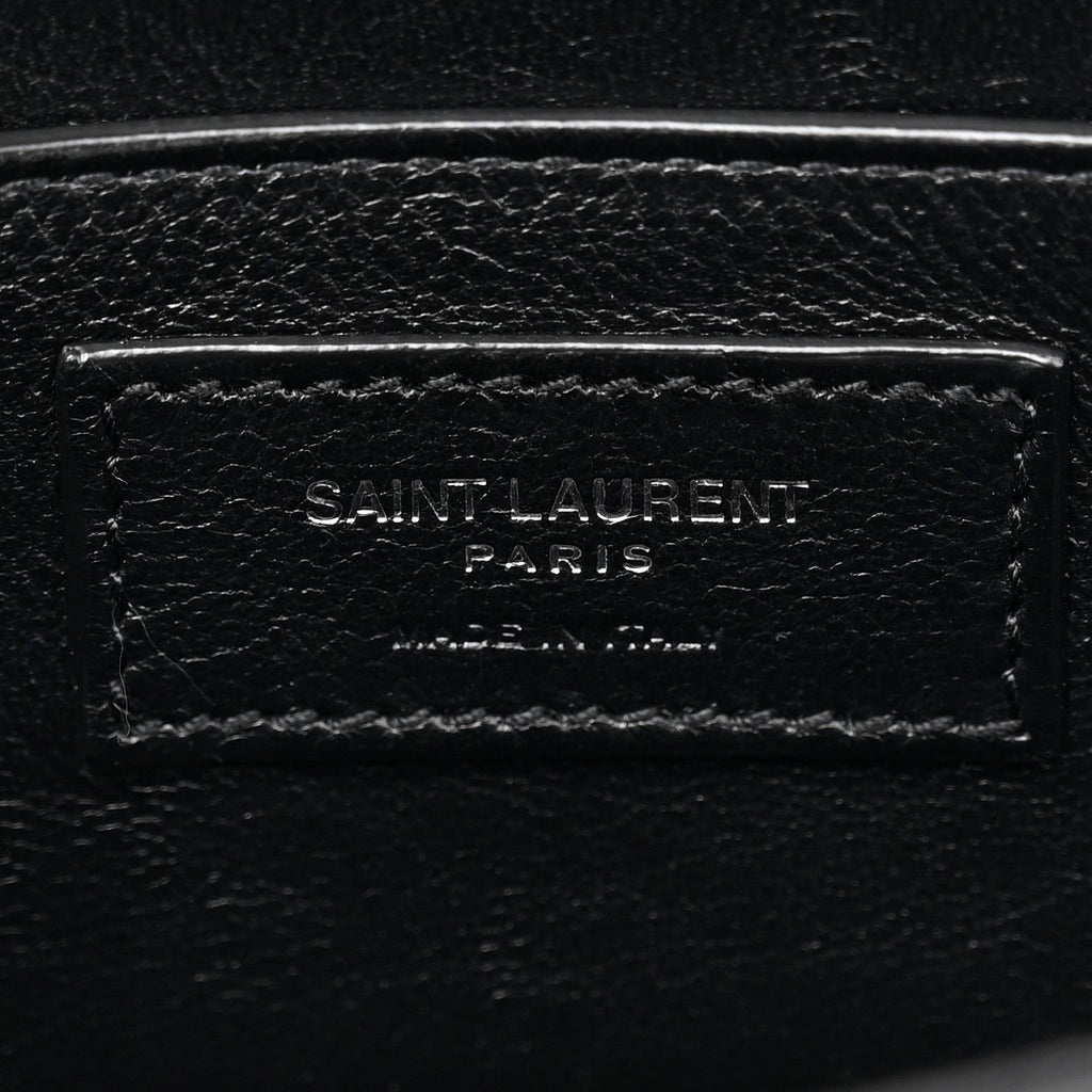 Box Calfskin Monogram Medium Solferino Satchel Black
