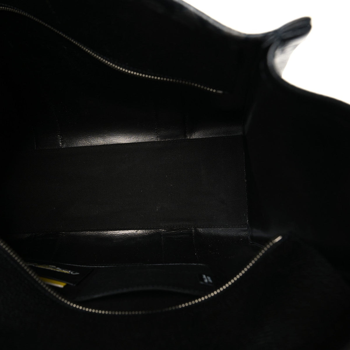X FUTURA Grained Calfskin Large The Tote Bag Black