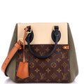 Fold Tote Monogram Canvas and Leather PM