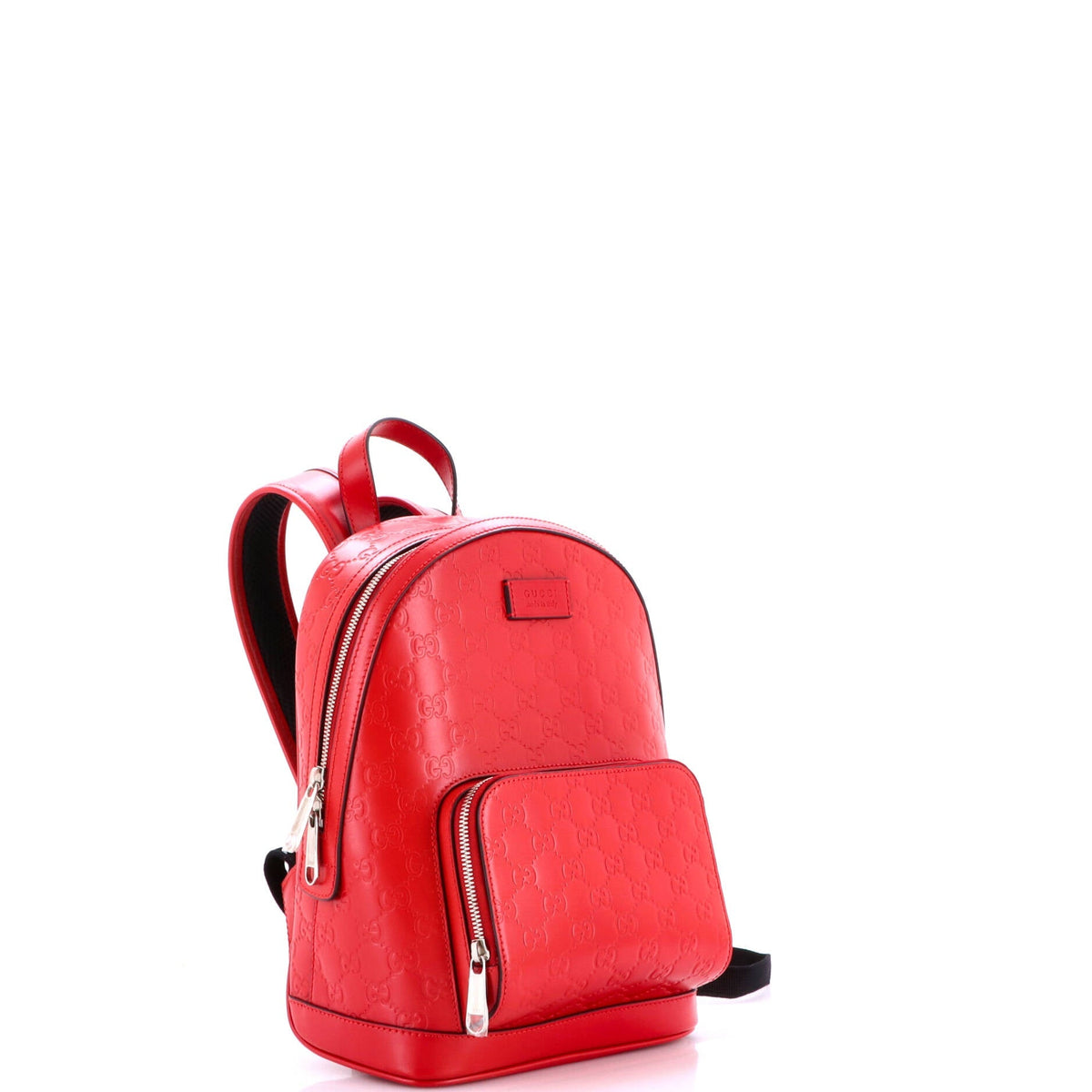 Signature Pocket Backpack Guccissima Leather Small