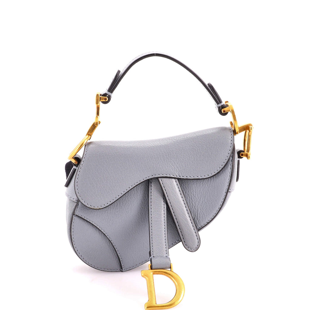 Saddle Handbag Leather Micro