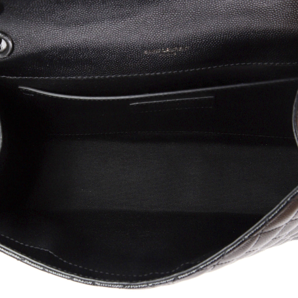 Classic Monogram Envelope Satchel Mixed Matelasse Leather Medium