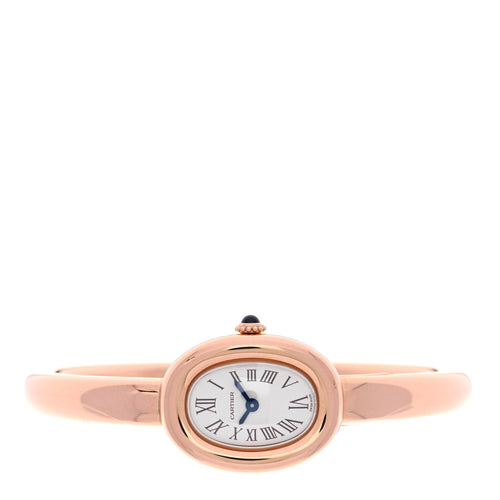 18K Pink Gold 19mm Baignoire Quartz Watch