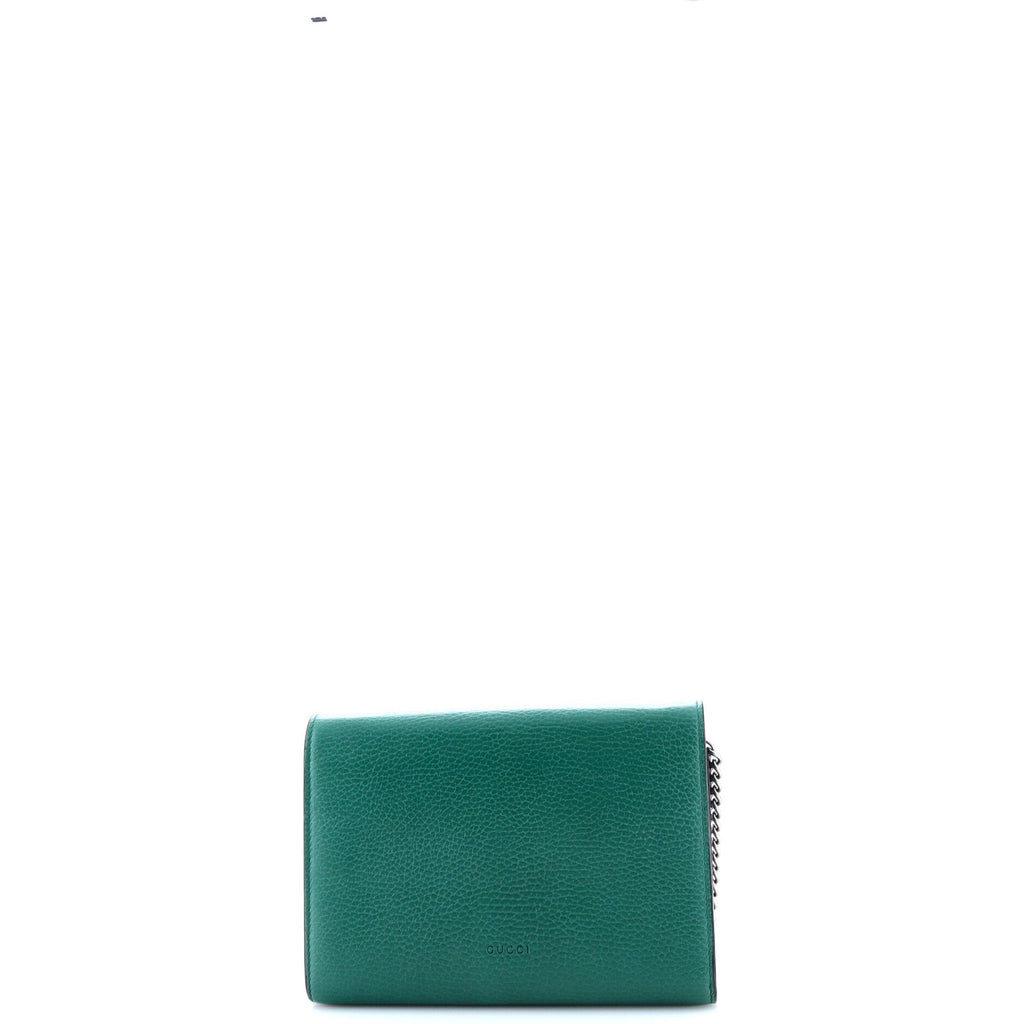 Dionysus Chain Wallet Leather with Embellished Detail Small