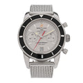Stainless Steel 44mm Superocean Heritage Automatic Watch White A23370