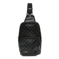 Damier Graphite Avenue Sling Bag Onyx Silver