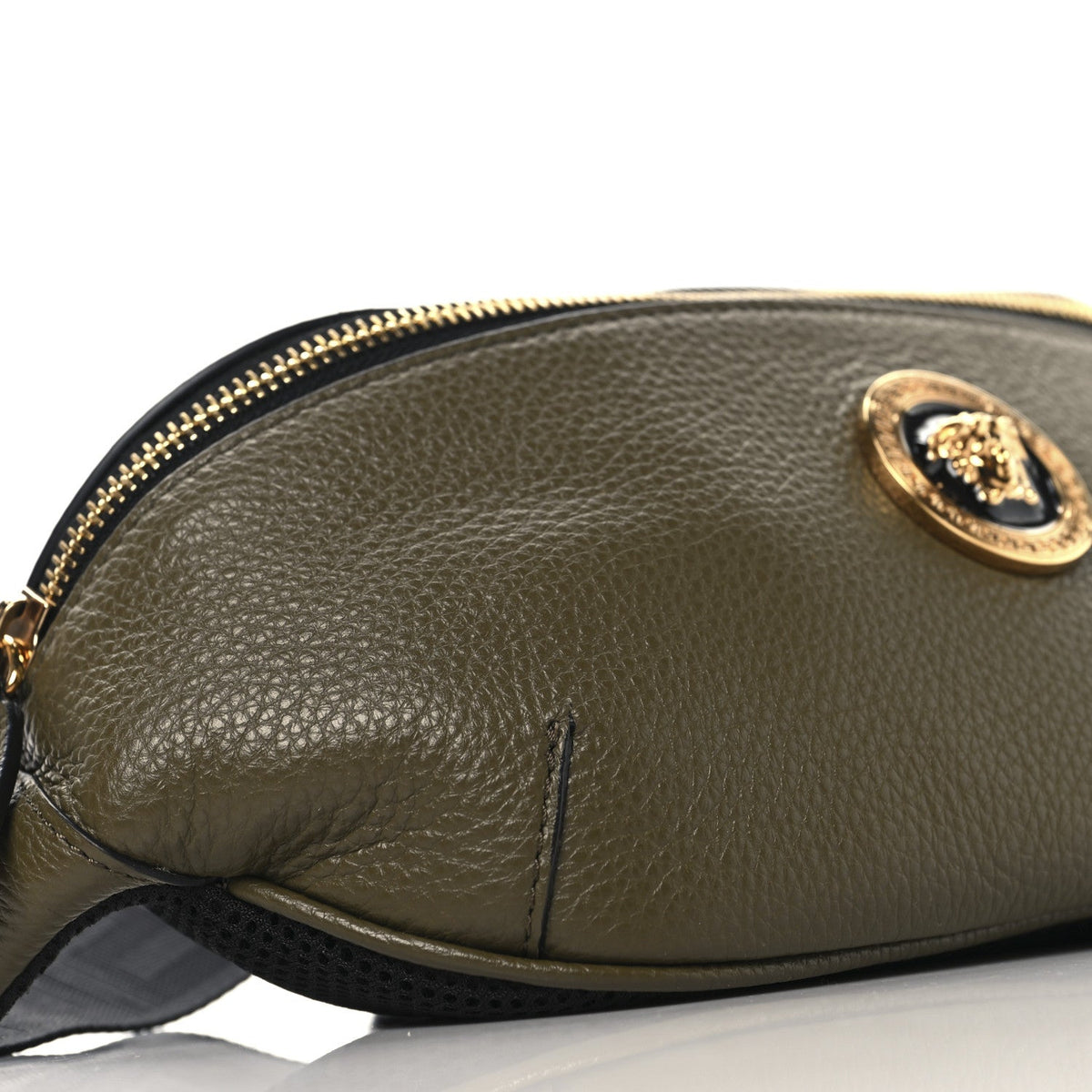 Grained Calfskin Vanitas Medea Belt Bag Khaki