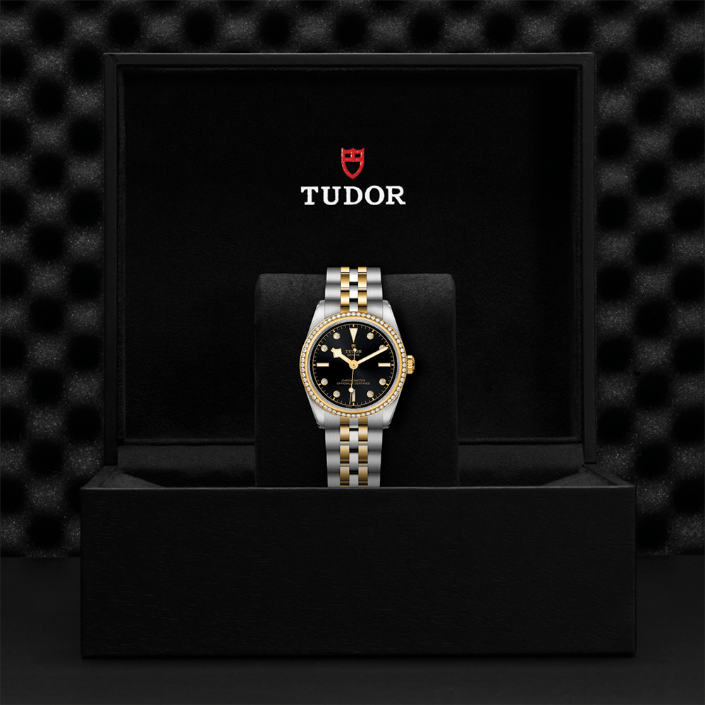 Black Bay One S&G 31mm - Black, Diamond-Set, Diamond Bezel on Bracelet