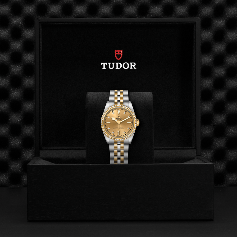 Black Bay One S&G 31mm - Champagne, Diamond-Set, Diamond Bezel on Bracelet
