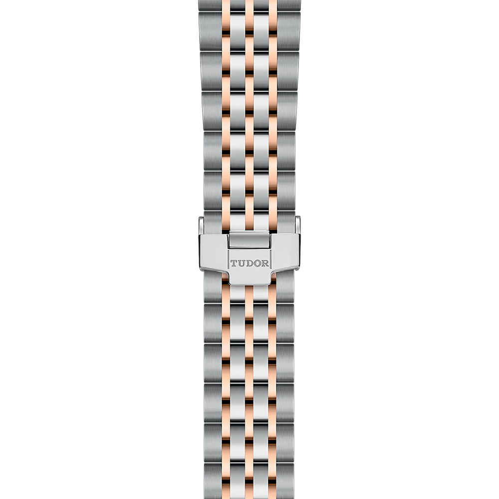 1926 Rose Gold Two-Tone 36mm - Silver on Bracelet