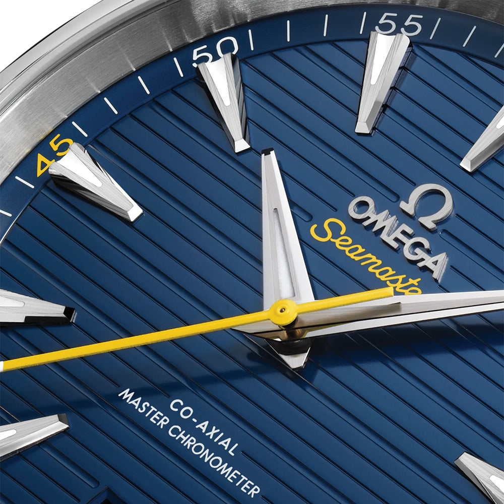 Seamaster Aqua Terra 150M 41mm - Blue on Rubber Strap