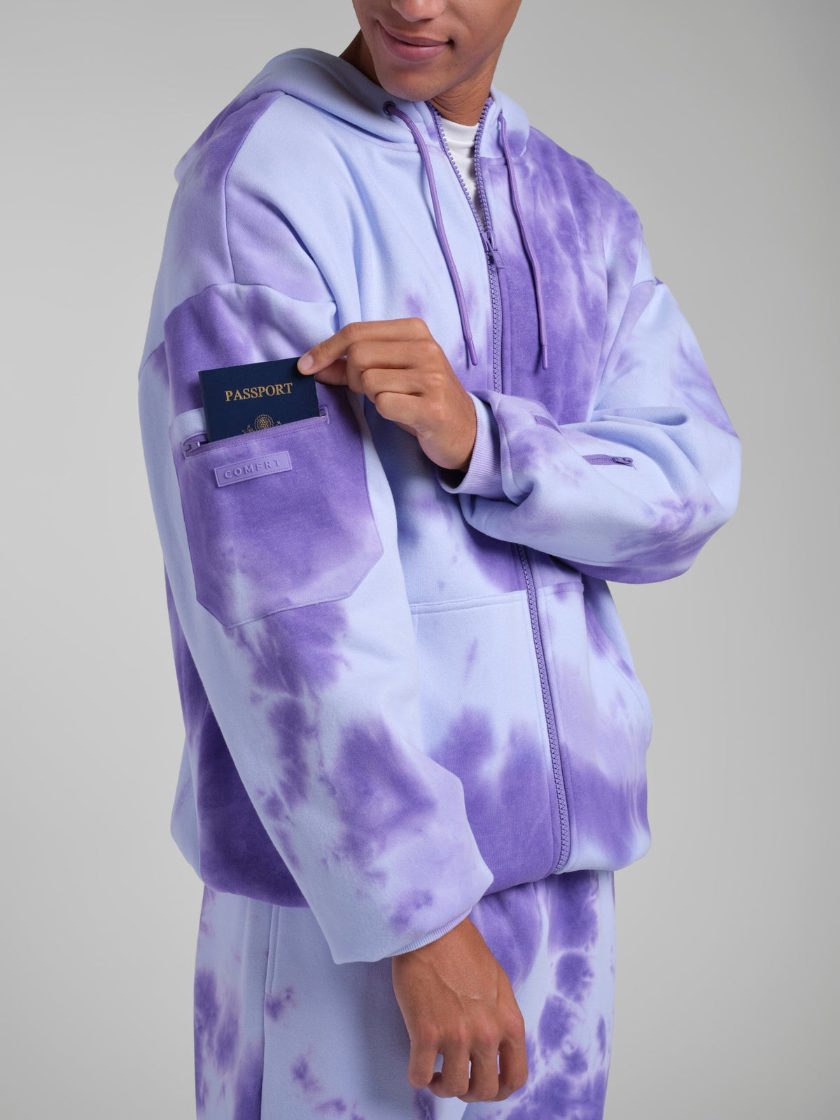 Airplane Mode Travel Zip Hoodie