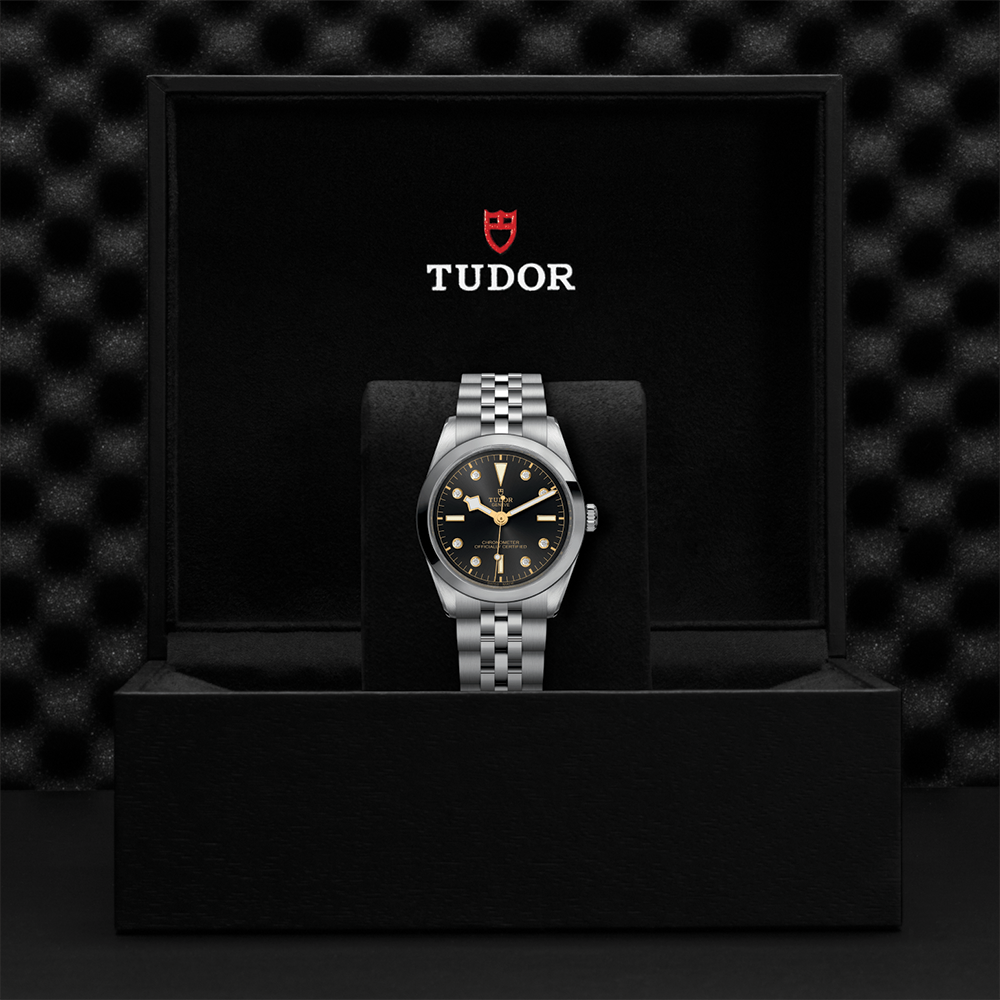 Black Bay One 36mm - Anthracite, Diamond-Set, Diamond Bezel on Bracelet