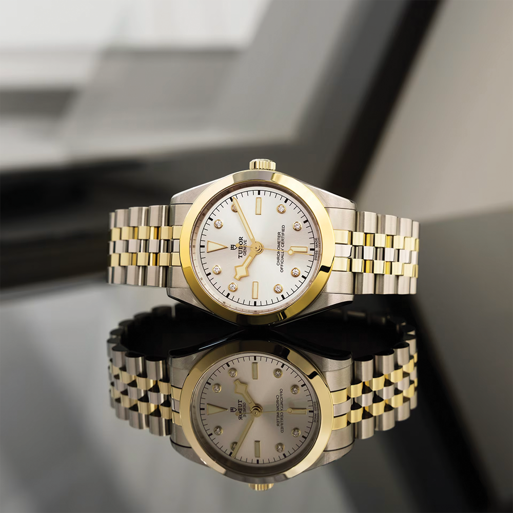 Black Bay One S&G 39mm - Silver, Diamond-Set on Bracelet