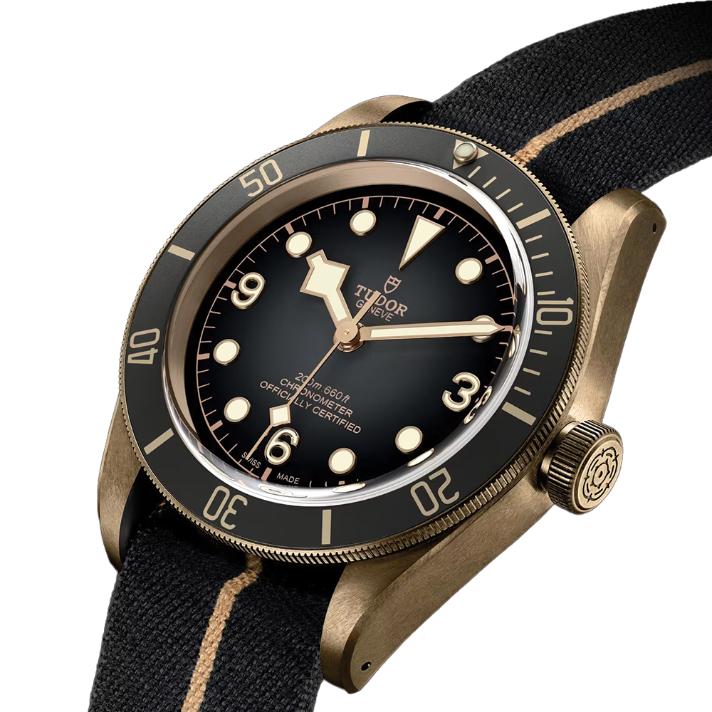 Black Bay Bronze 43mm - Slate Grey on Fabric Strap