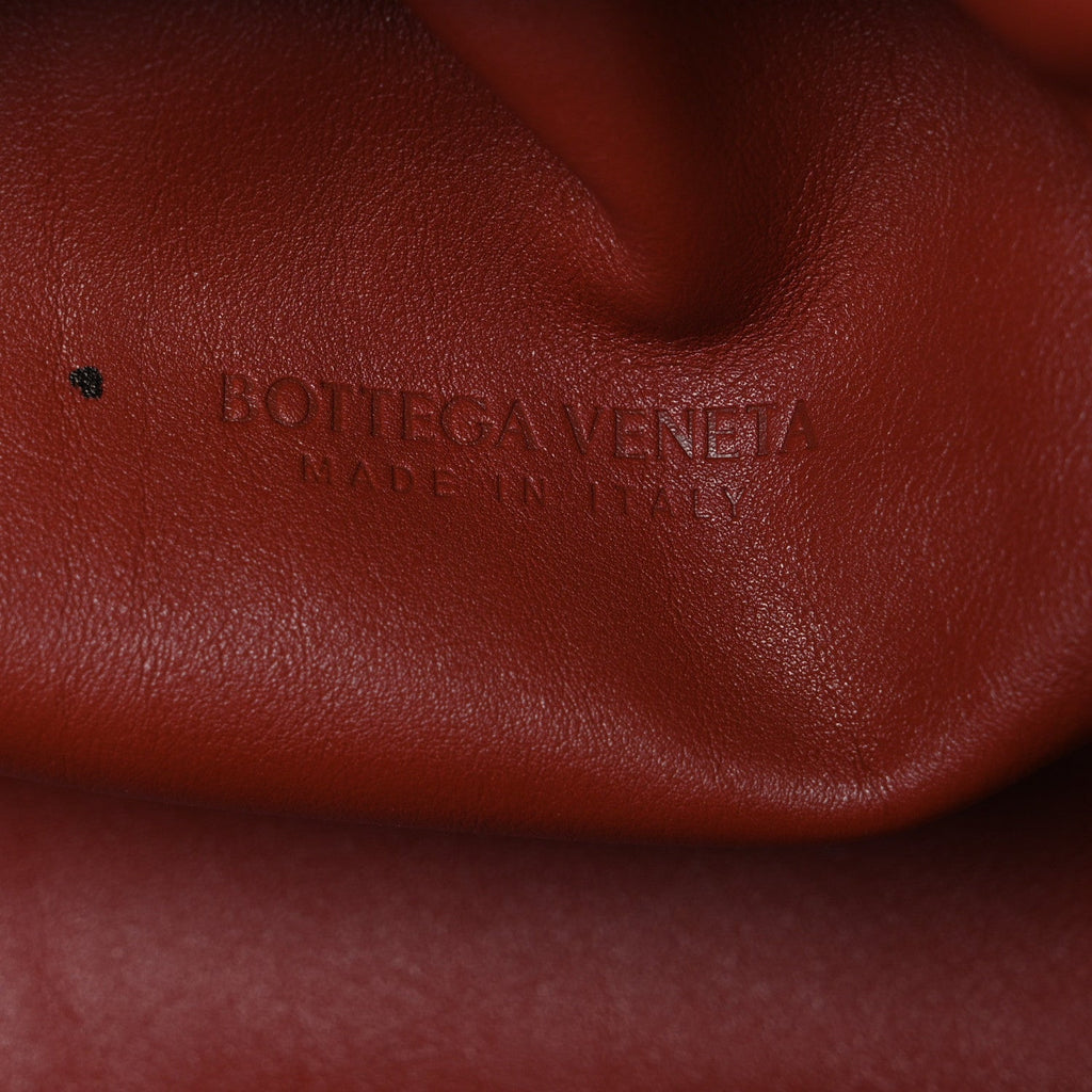 Smooth Butter Calf The Pouch Oversized Clutch Rust