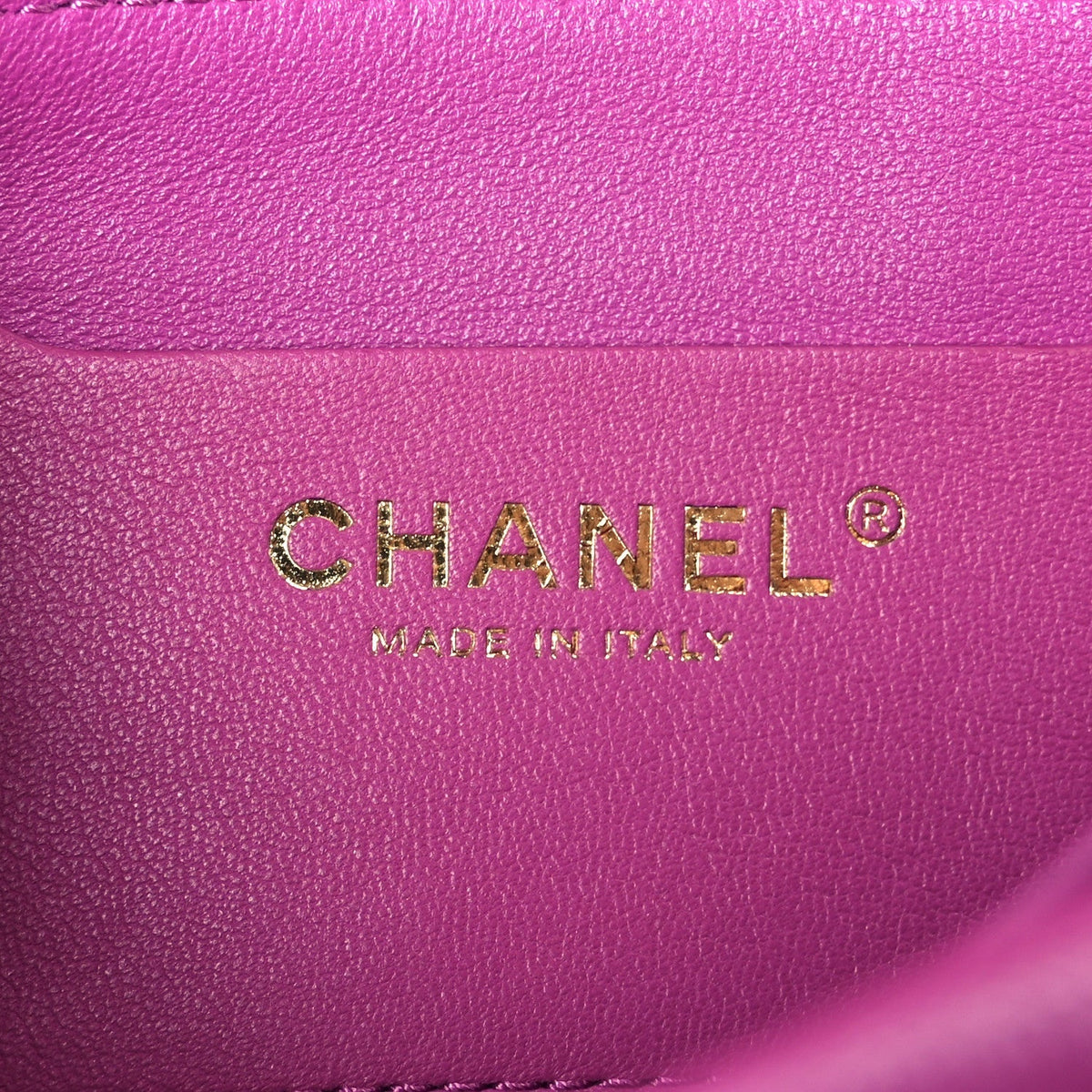 Caviar Quilted Mini Top Handle Flap Dark Pink