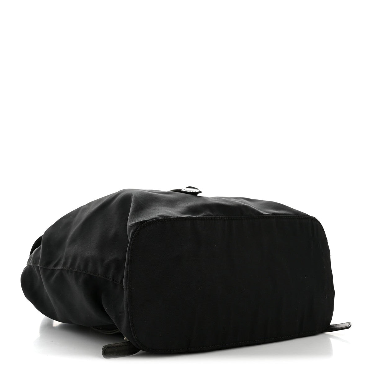 Tessuto Nylon Vela Chain Backpack Black