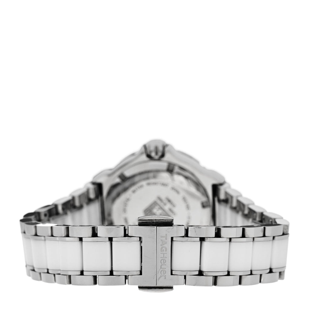 Stainless Steel Ceramic Diamond 34mm Formula 1 Quartz Watch White WAH1213