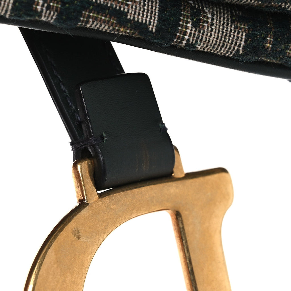Oblique Saddle Bag Green