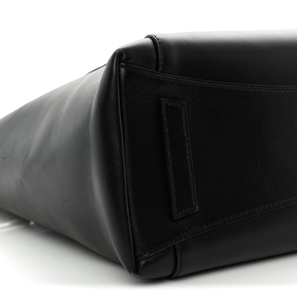Box Calfskin Small Antigona Sport Top Handle Bag  Black