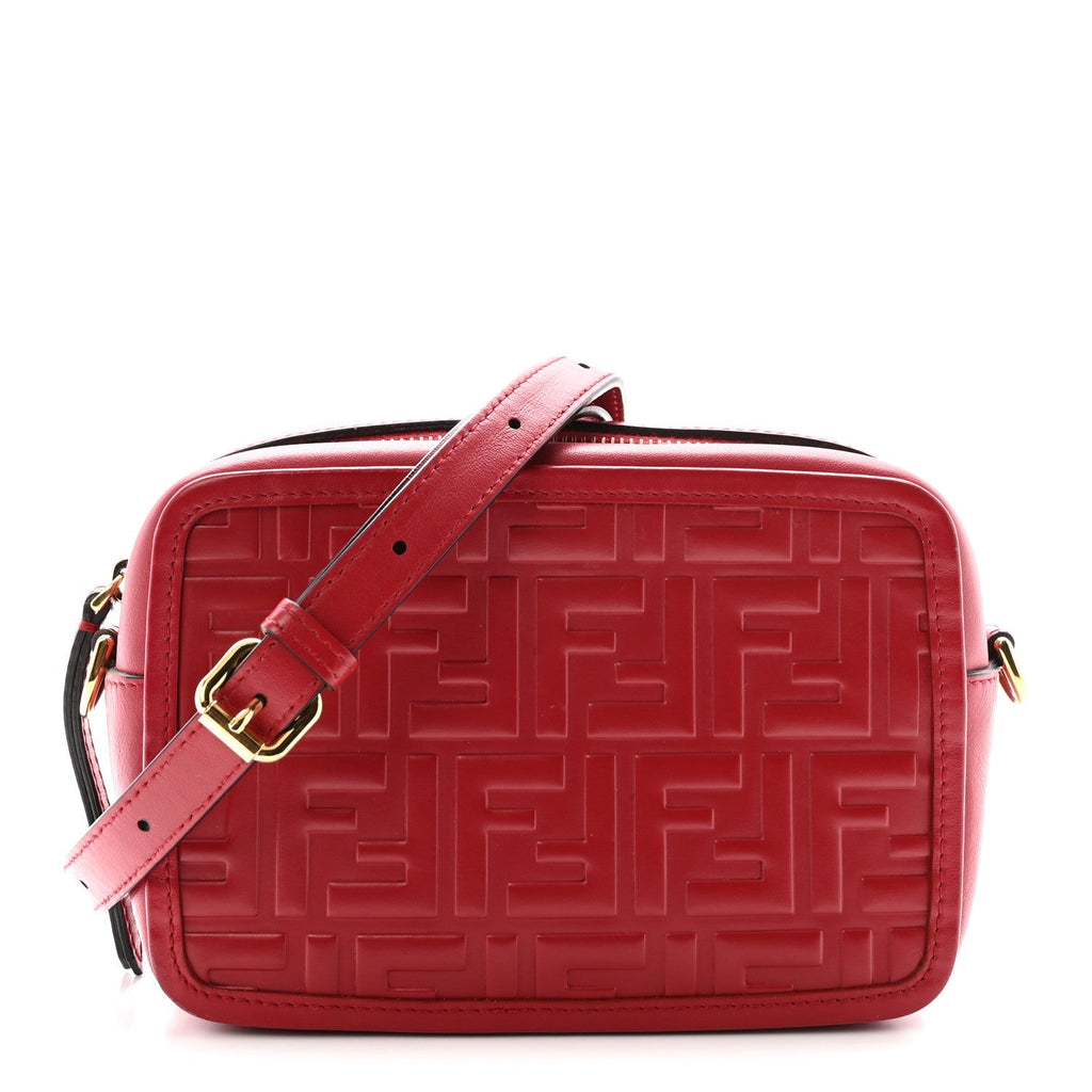Vitello Century FF 1974 Embossed Mini Camera Case Fragola