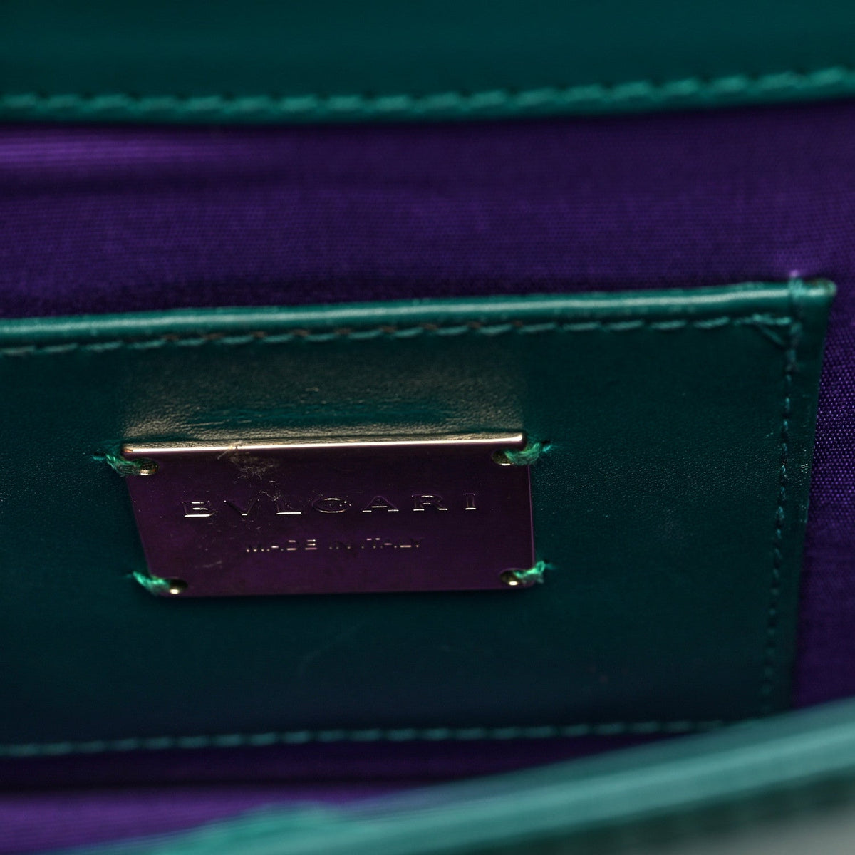 Galuchat Calfskin Serpenti Forever Crossbody Bag Green