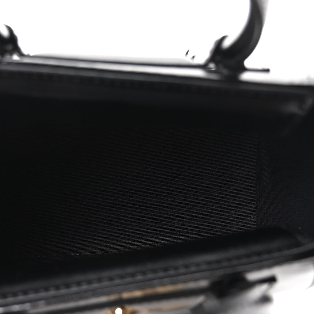 Box Calfskin Toy Lock Antigona Shoulder Bag Black