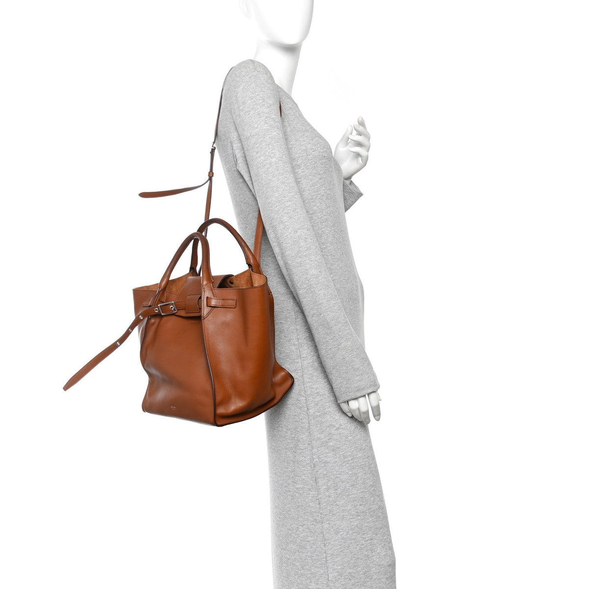 Smooth Calfskin Small Big Bag Tan