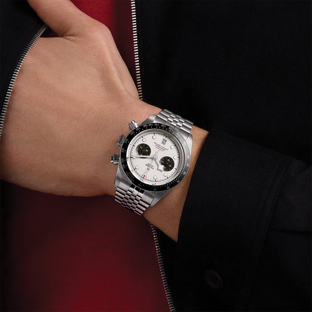 Black Bay Chrono 41mm - Opaline on 5-Link Bracelet