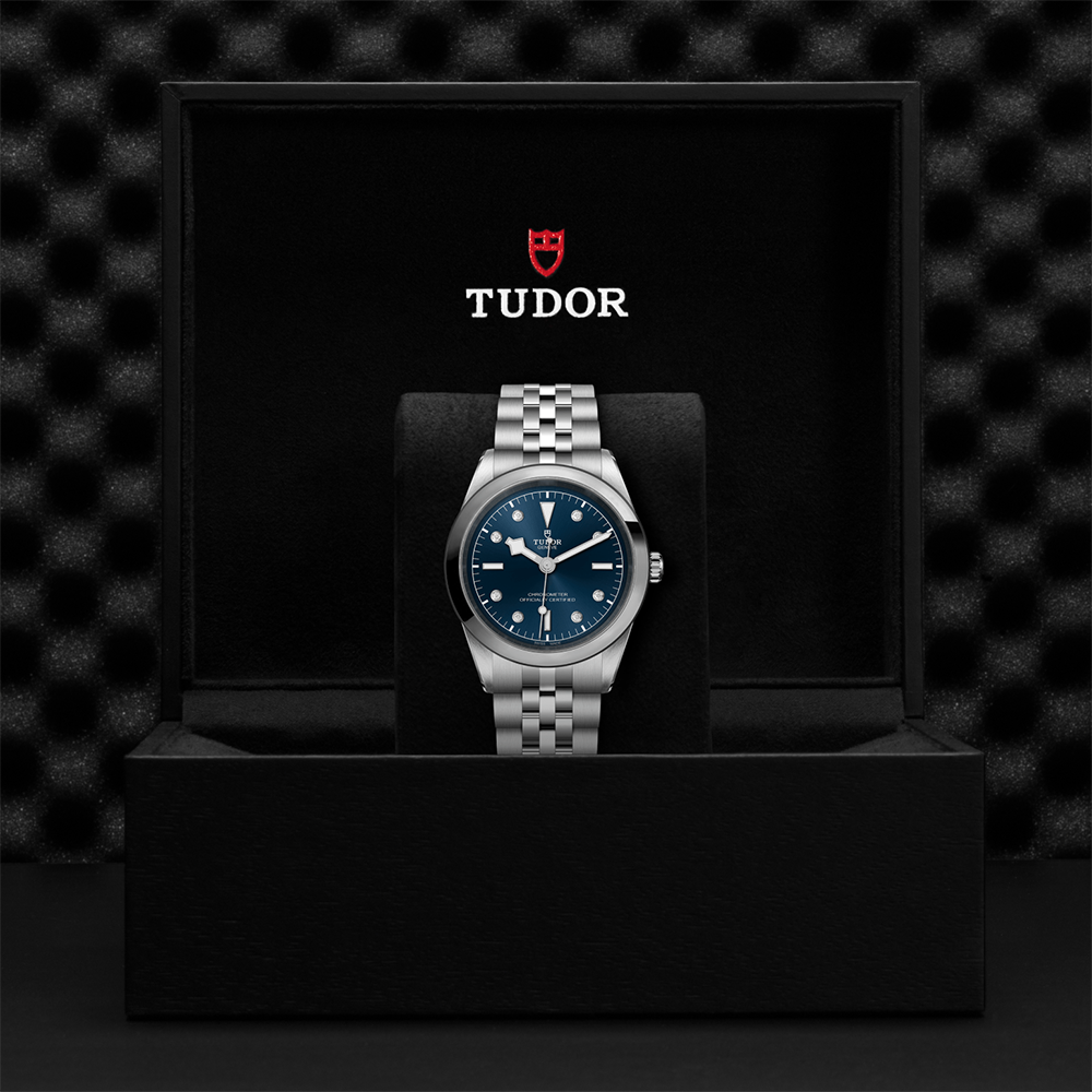 Black Bay One 41mm - Blue, Diamond-Set on Bracelet