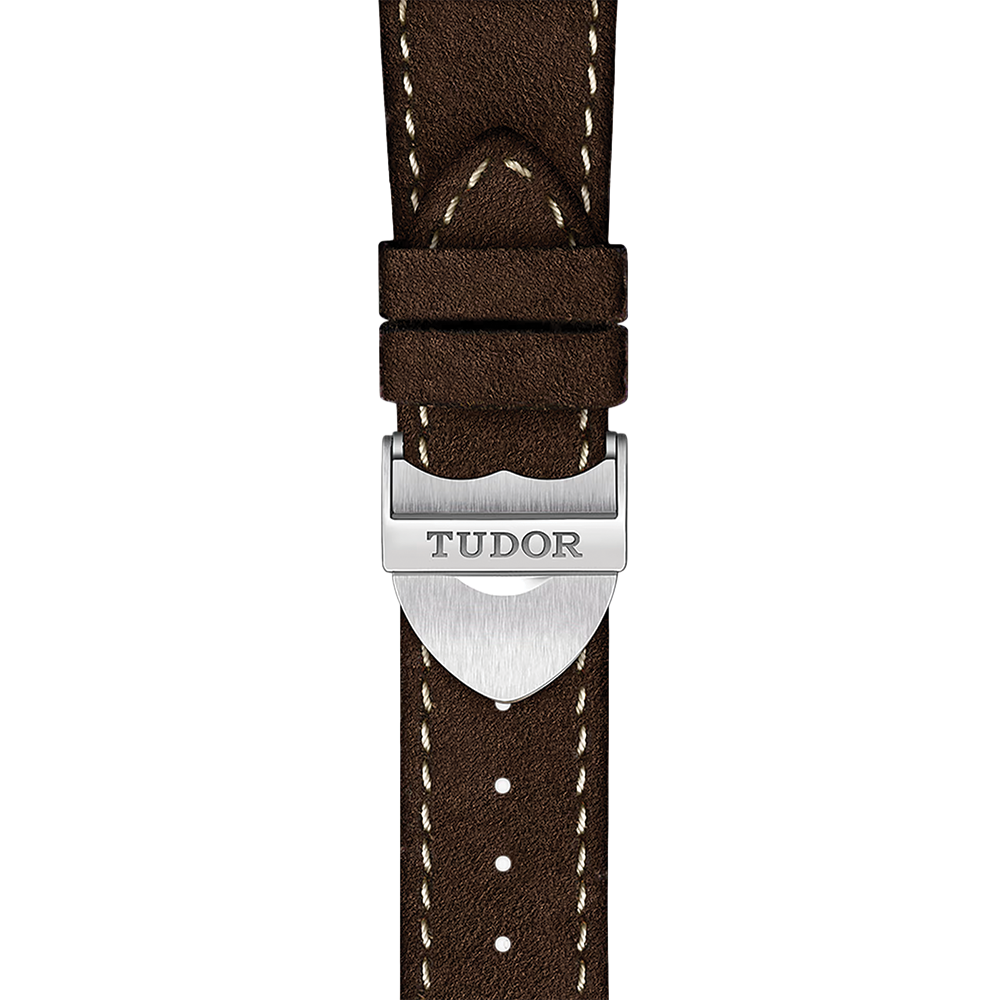 Black Bay Chrono S&G 41mm - Champagne on Brown Leather Strap