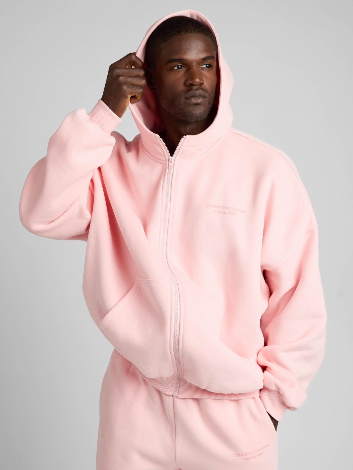 Pastel Zip Hoodie – Mega