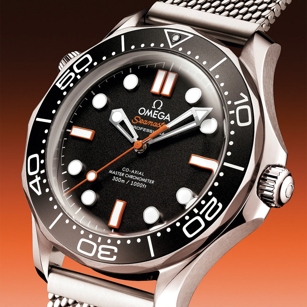 Seamaster Diver 300M 42mm - Black on Mesh Bracelet