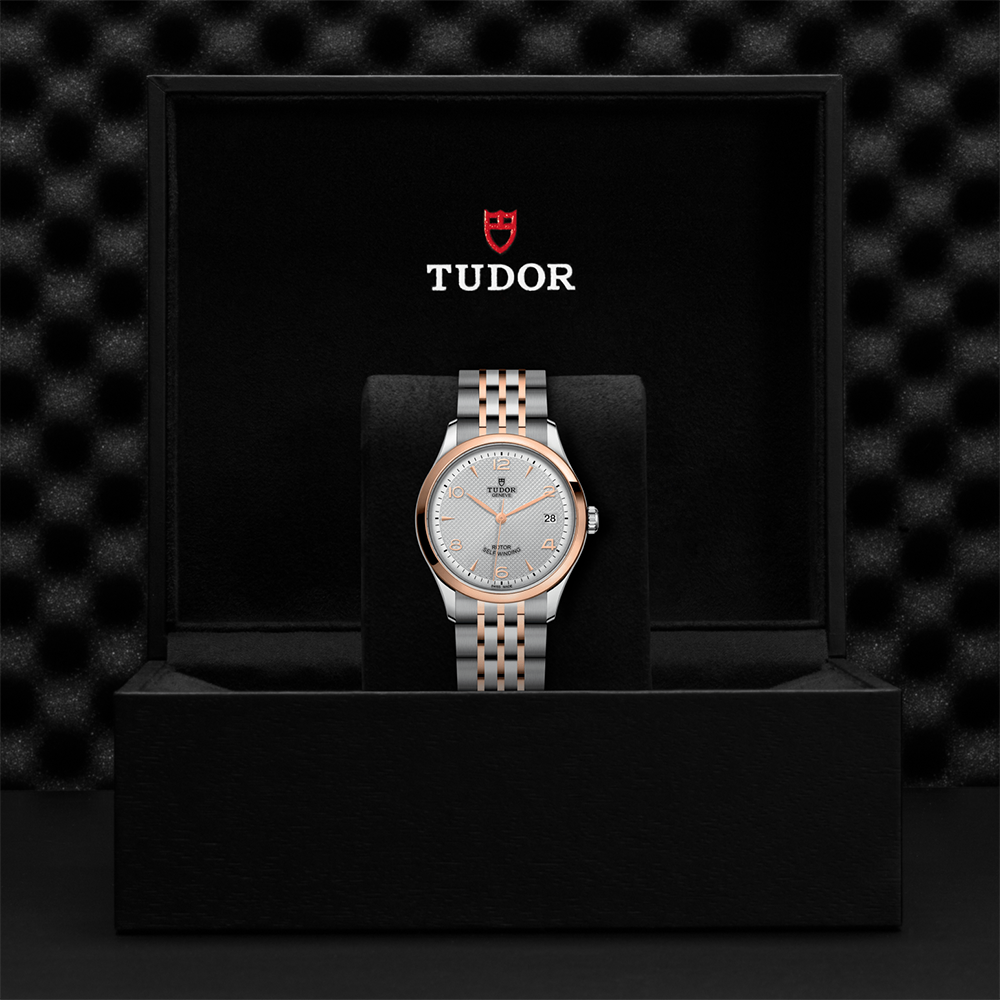 1926 Rose Gold Two-Tone 36mm - Silver on Bracelet