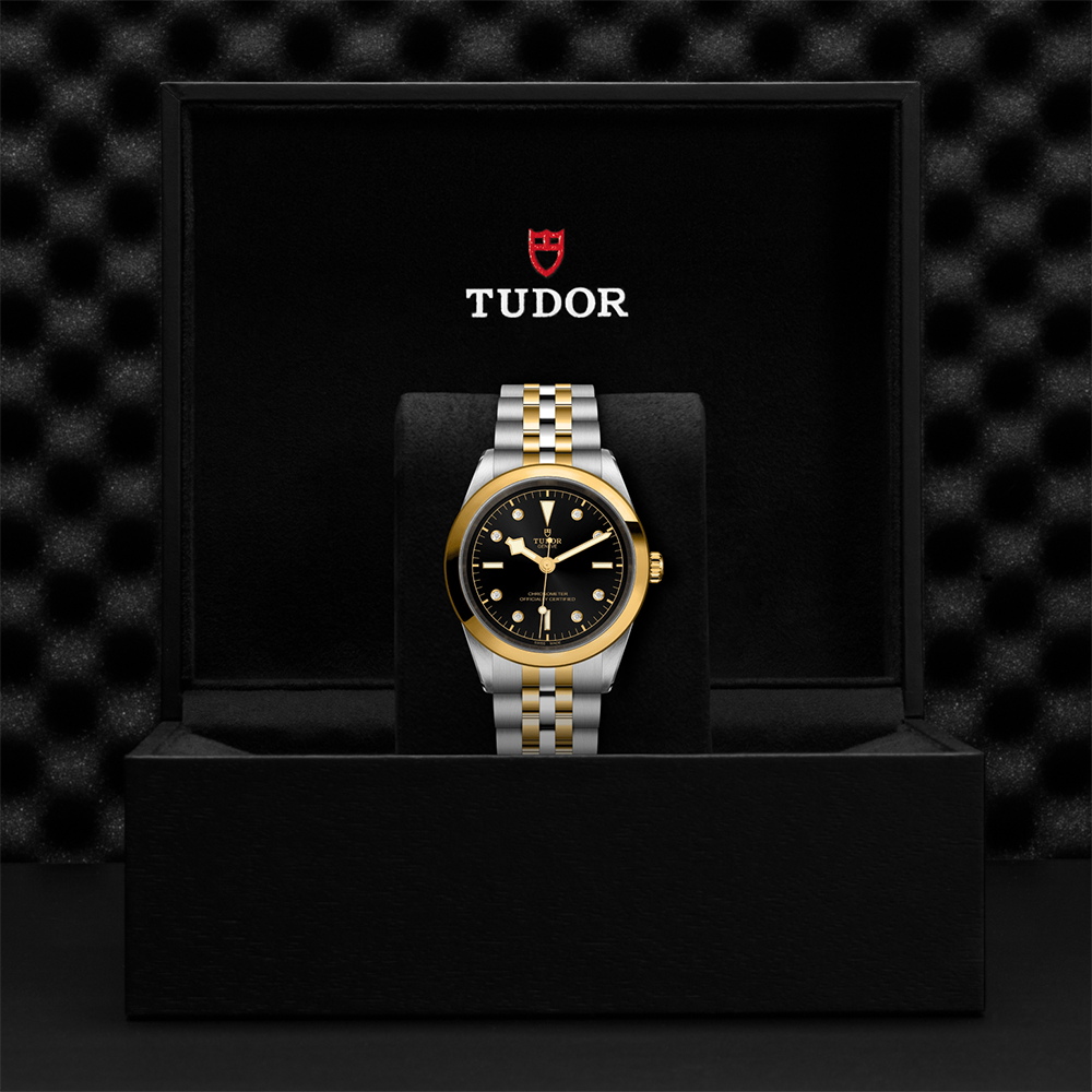 Black Bay One S&G 41mm - Black, Diamond-Set on Bracelet