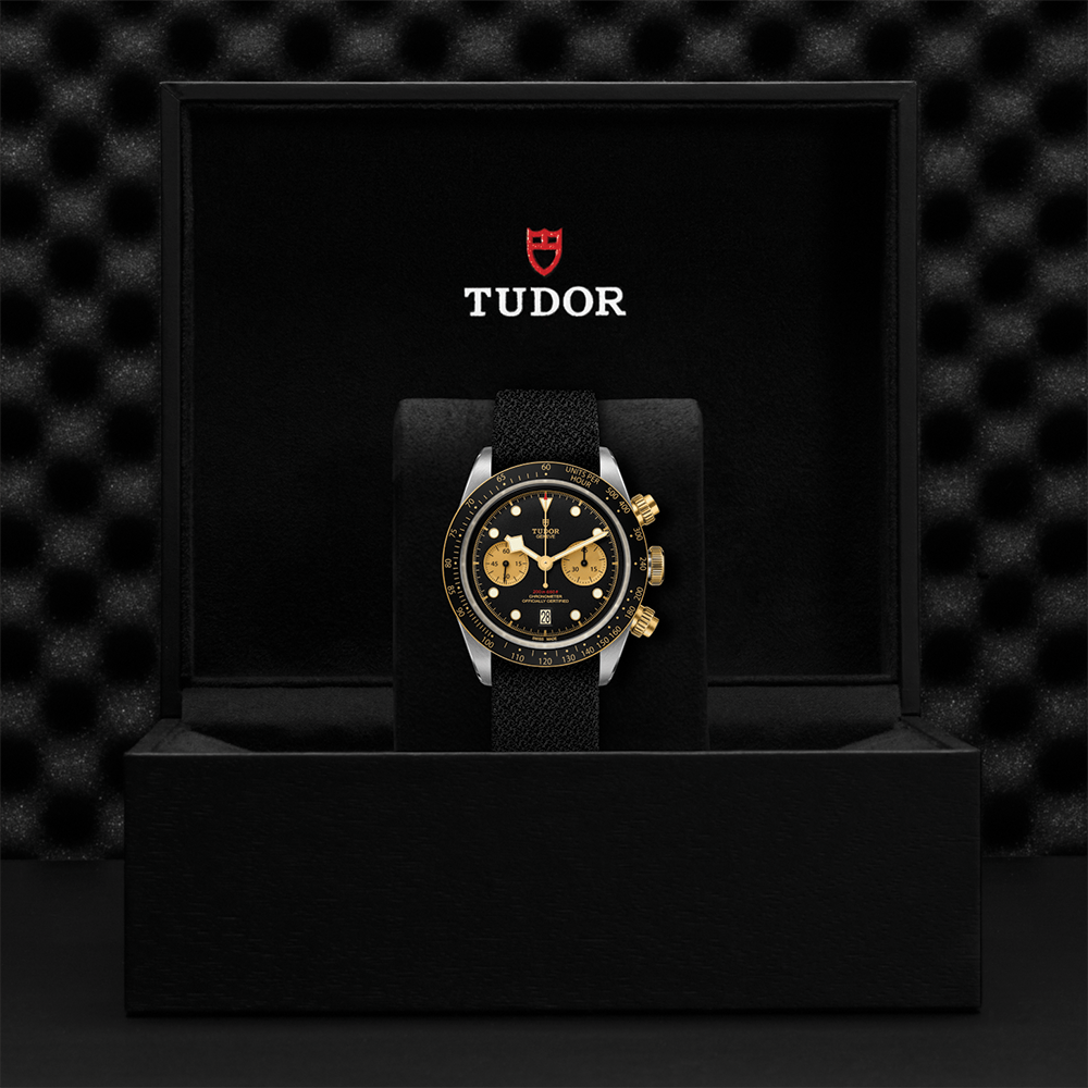Black Bay Chrono S&G 41mm - Black on Fabric Strap