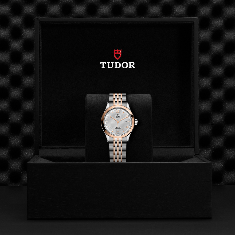 1926 Rose Gold Two-Tone 28mm - Silver on Bracelet