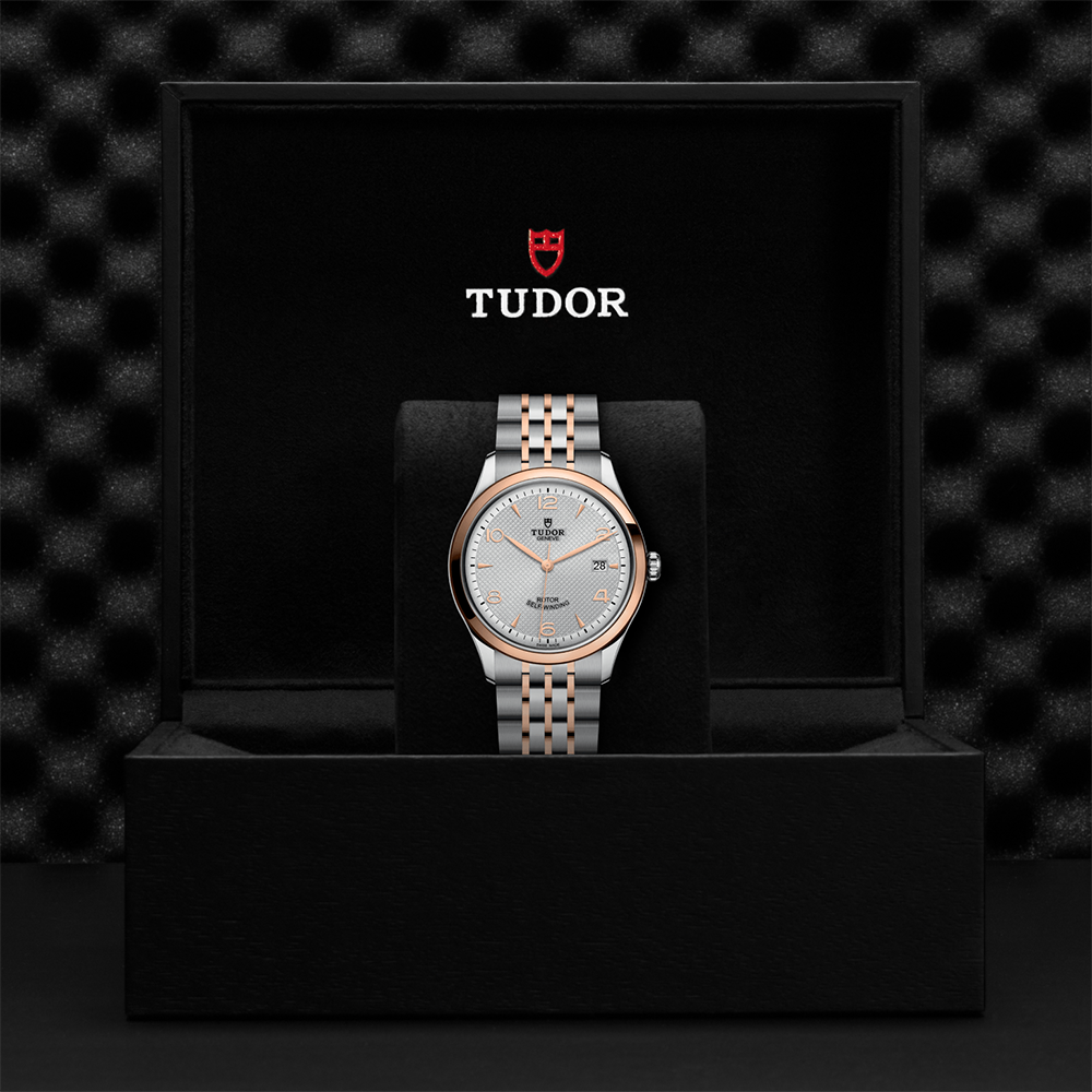 1926 Rose Gold Two-Tone 39mm - Silver on Bracelet