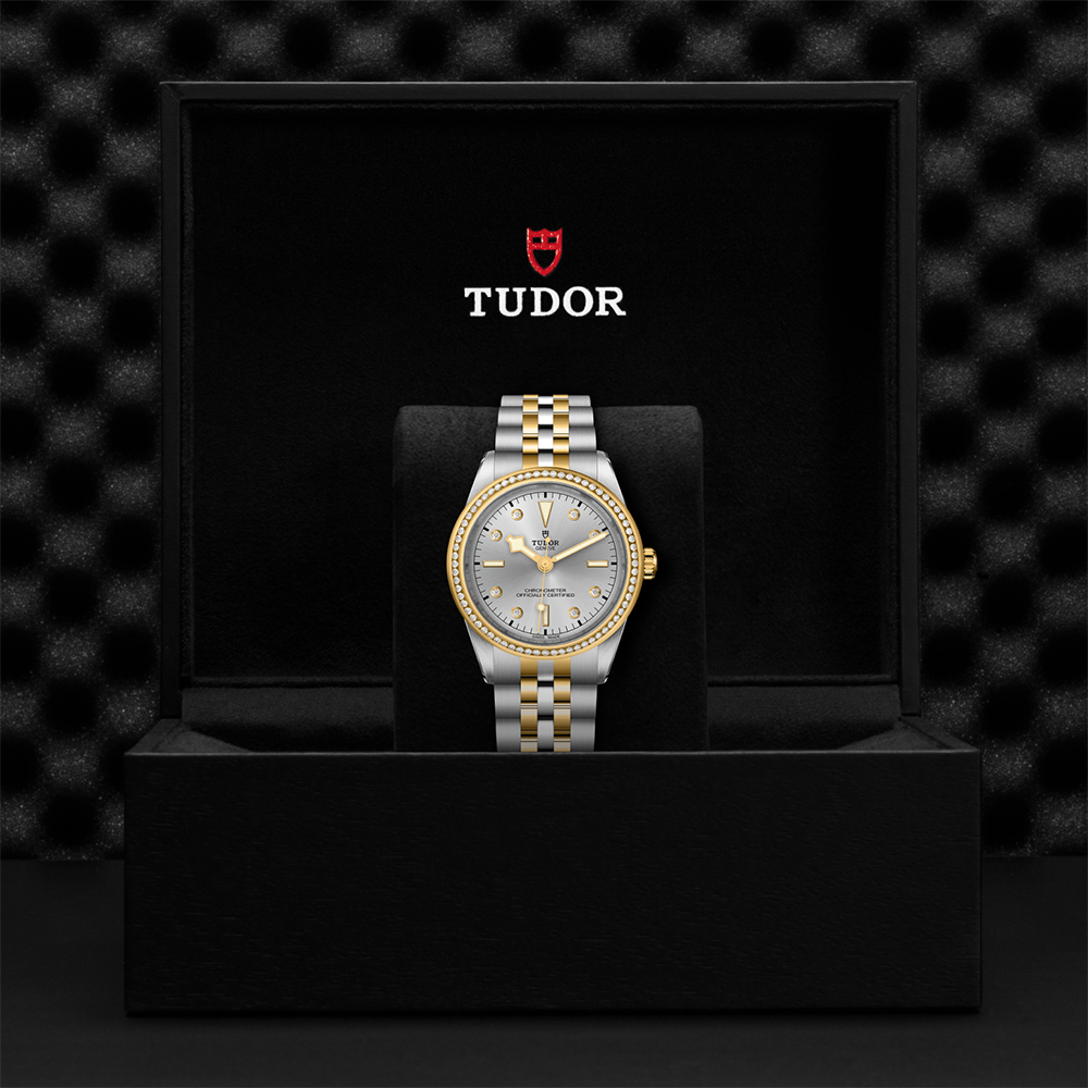 Black Bay One S&G 39mm - Silver, Diamond-Set and Diamond Bezel on Bracelet