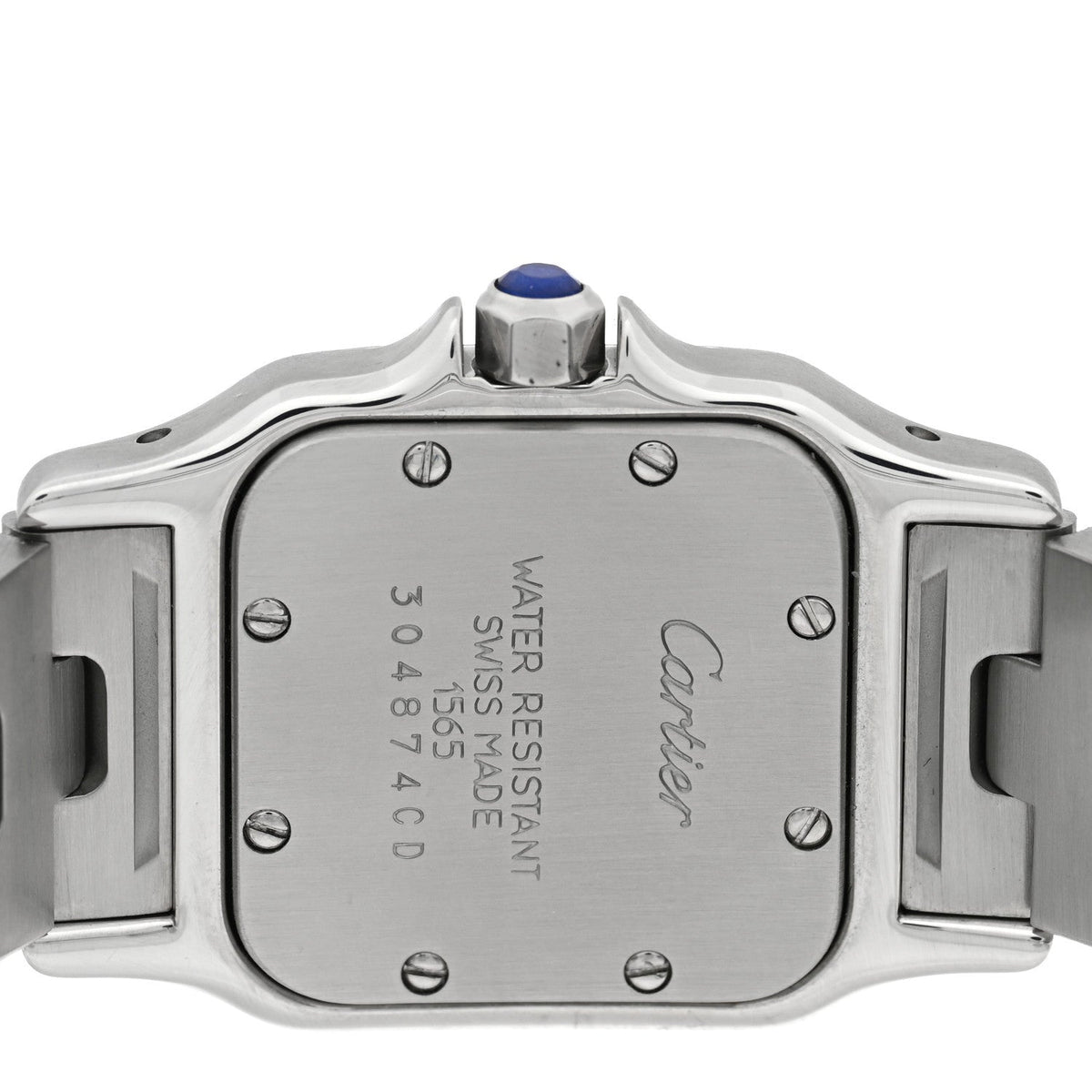 Stainless Steel 24mm Santos de Cartier Galbee Quartz Watch