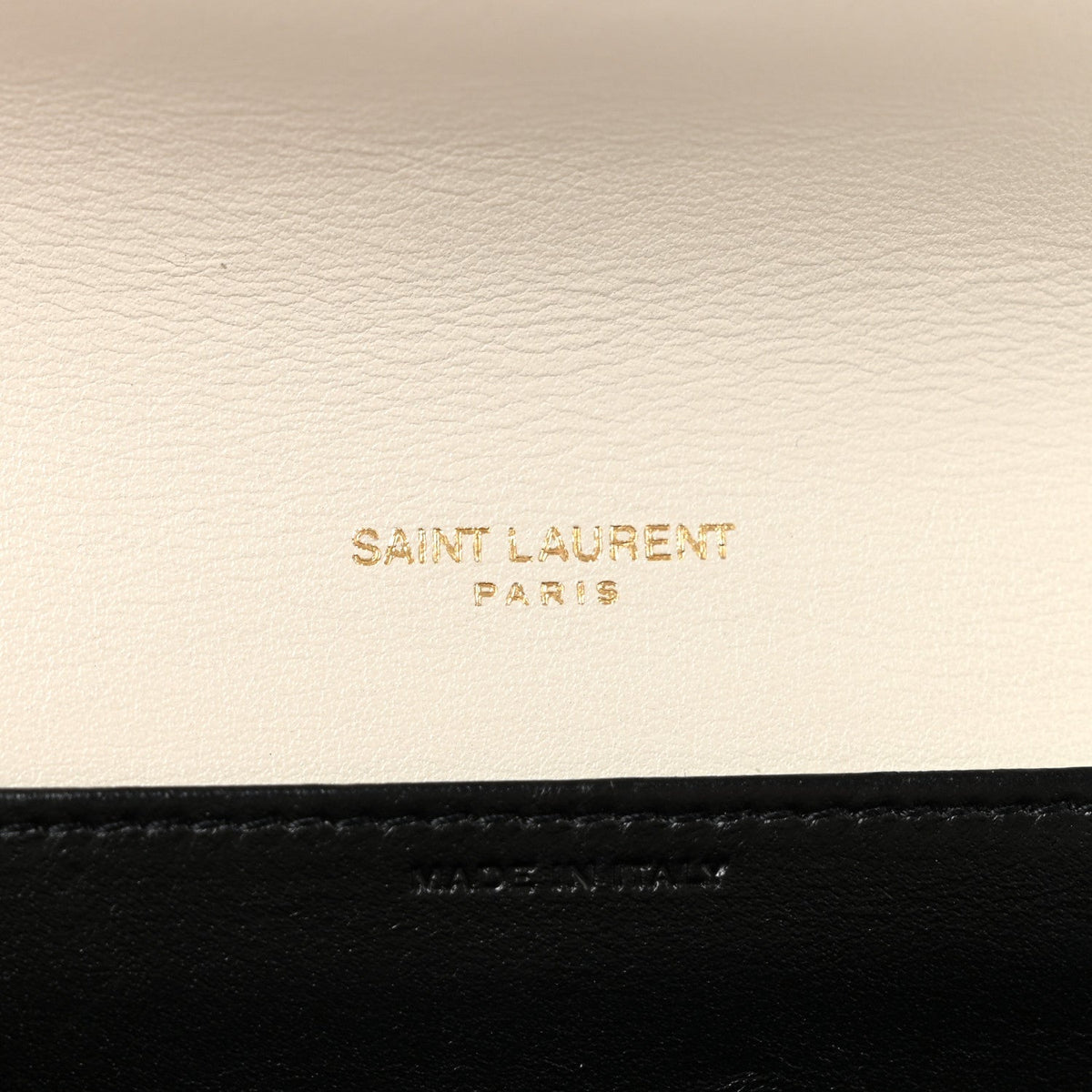 Calfskin Crocodile Embossed Monogram Uptown Chain Wallet Crema Soft