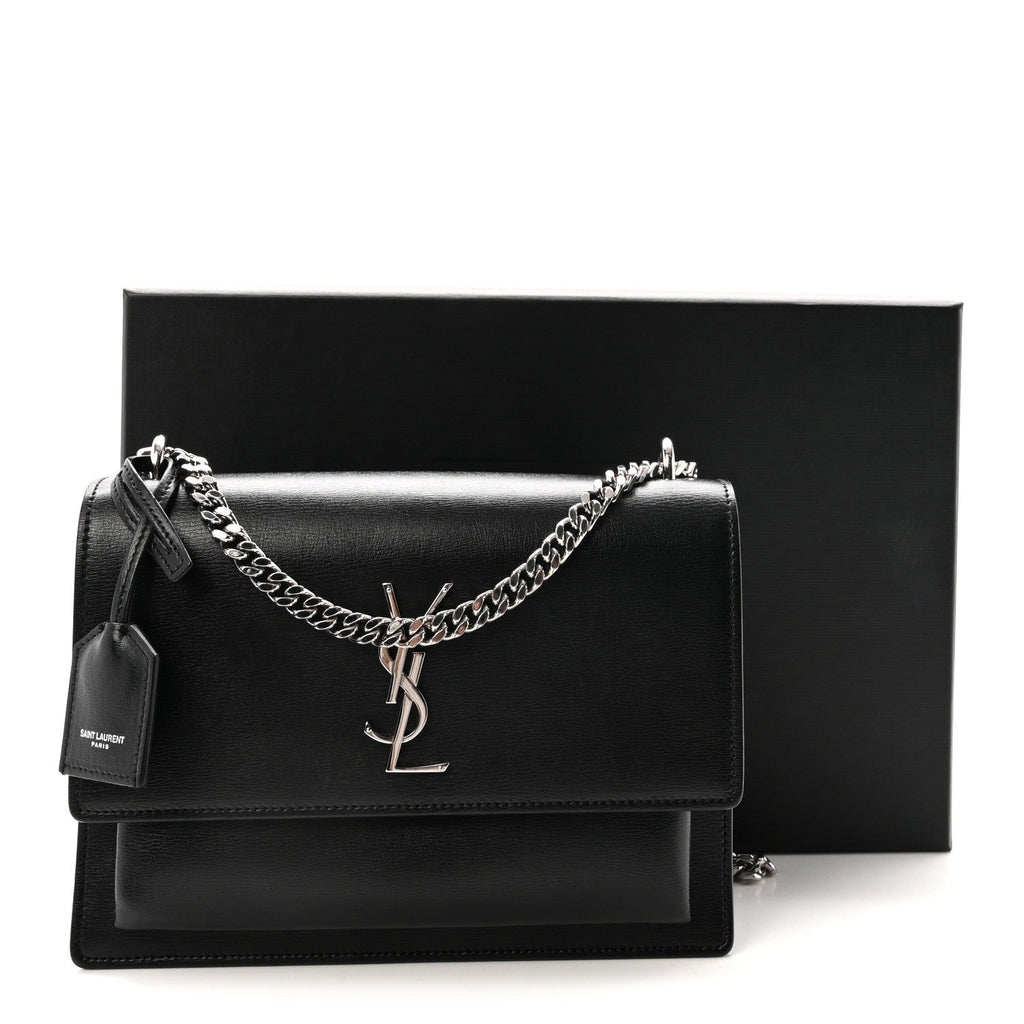 Calfskin Medium Monogram Sunset Black