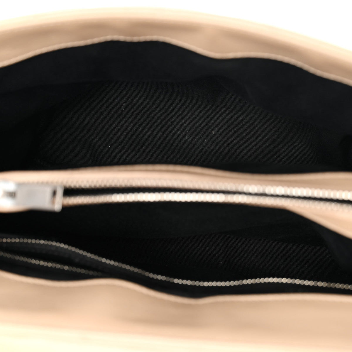 Calfskin Y Quilted Monogram Medium Loulou Chain Satchel Nude Powder