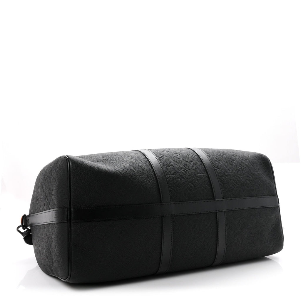 Taurillon Monogram Keepall Bandouliere 50 Black